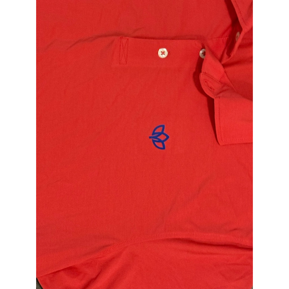 DRADDY MENS SPORT RYAN POLO SIZE XL - Ransom (Red) Blue Logo - Picture 8 of 8